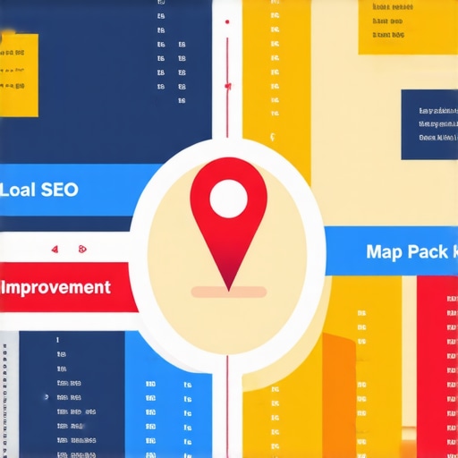 Effective Local SEO Strategies Infographic illustrating local SEO tactics for better map pack rankings