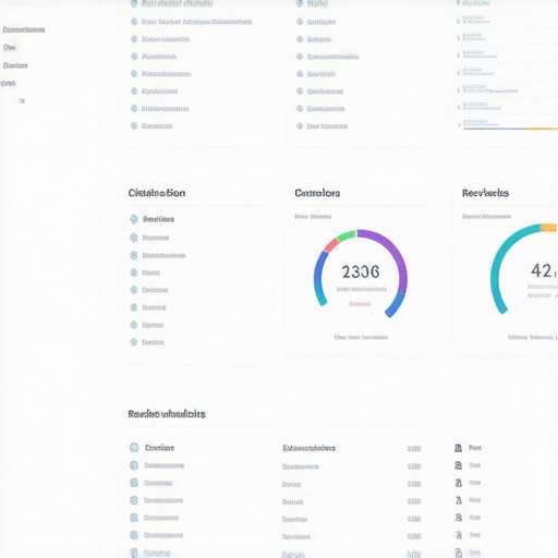 Screenshot of local SEO analytics dashboard with citation, review, and ranking data.