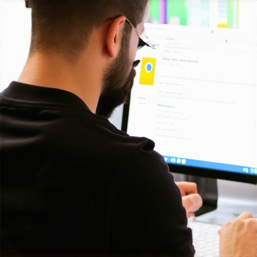 Business owner editing Google My Business profile