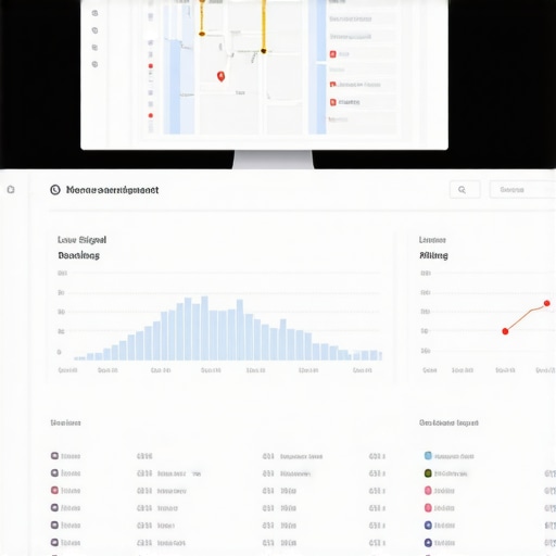 Screens displaying map ranking analytics and live signals