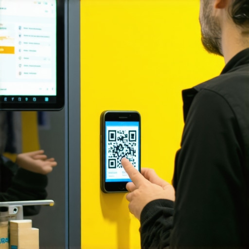 Installation of proximity beacons and QR codes at a storefront to boost digital proximity signals.