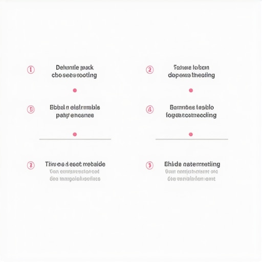 Flowchart illustrating steps for troubleshooting and fixing Google business map pack