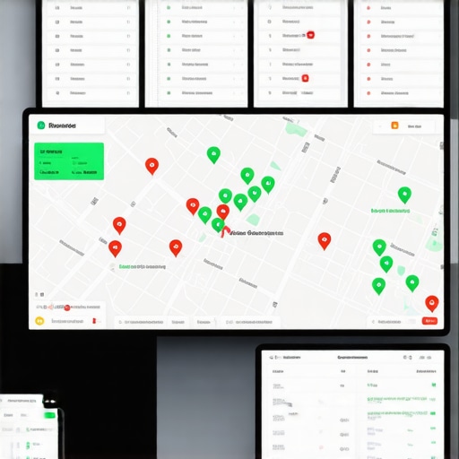 A detailed local SEO dashboard showing map pack placement fluctuations and data analysis.