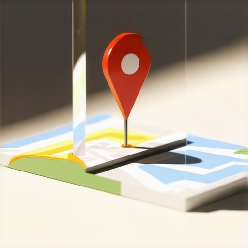 A conceptual illustration of Google Map Pack ranking signals and behavioral filters.