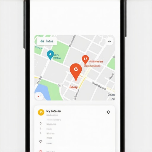 Dashboard view of a business map pack showing interaction metrics like clicks and calls