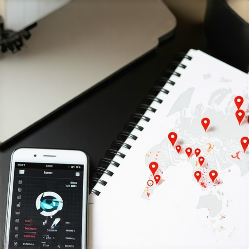 Advanced local SEO analysis on laptop and smartphone
