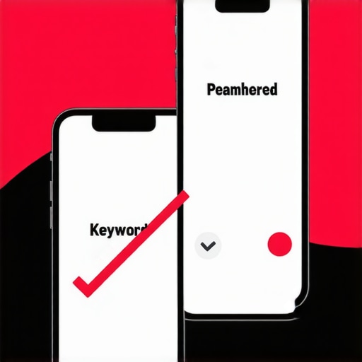 Comparison between keyword-stuffed business name and clean branding for local SEO.
