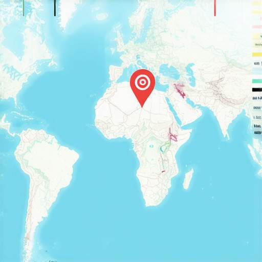 Digital map showing local pack entry visibility levels