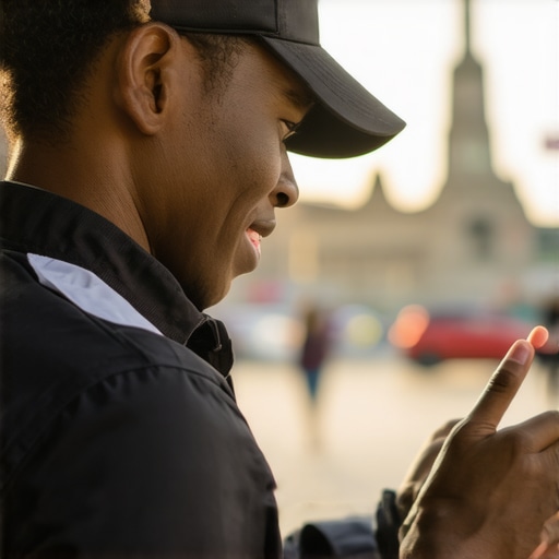 A service professional interacting with a customer to build trust on a local map listing