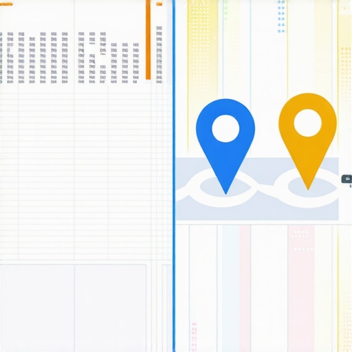 Visual representation of business listing data cleanup and successful local pack placement.