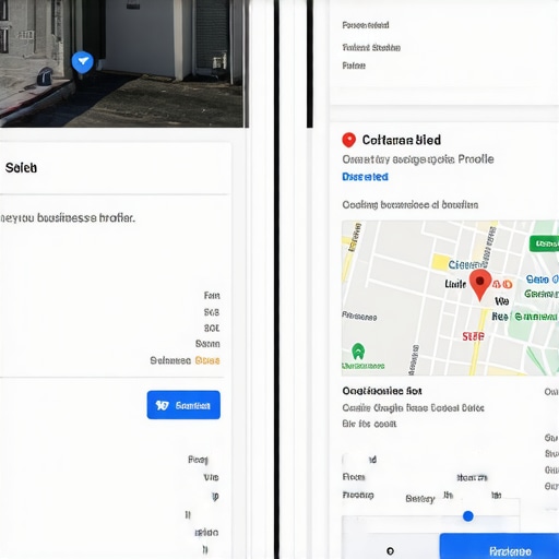 A visual comparison showing how data consistency improves a business map pack listing.