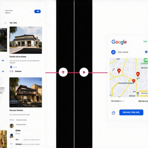 A visual representation of how website content synchronization helps boost local map pack rankings.