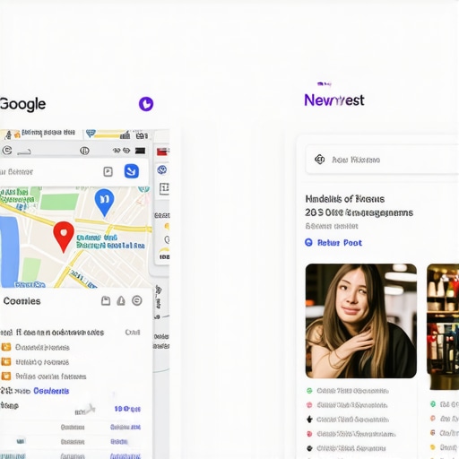 A comparison of two business map listings showing how interaction signals beat pure review counts.
