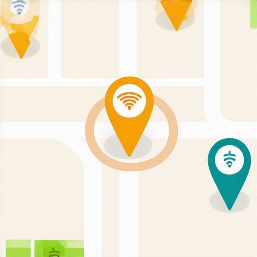 3D map visualization showing business proximity signals for map pack ranking.