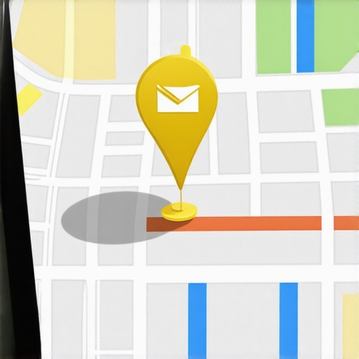 A smartphone showing a successful business ranking in the local map pack