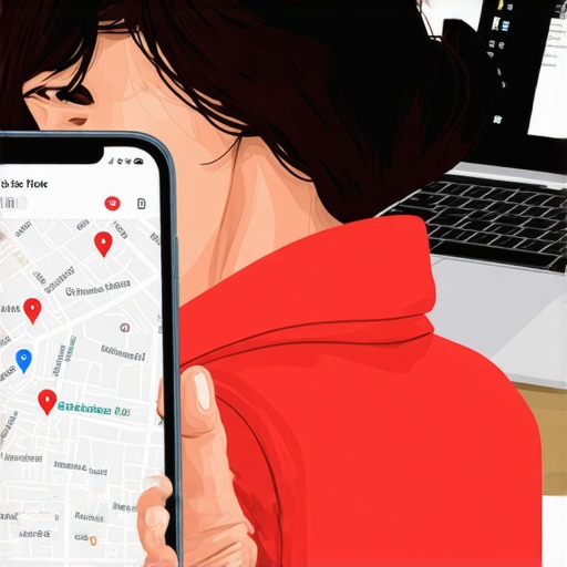 A business owner analyzing why their map pack listing changes ranking based on their physical location.