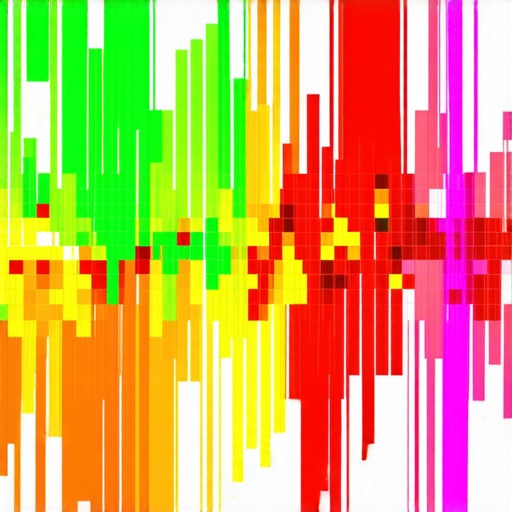 A visualization showing how map pack rankings change by city block.