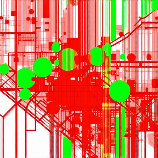 A grid-based rank tracking heatmap showing different ranking positions for a local business across a city.
