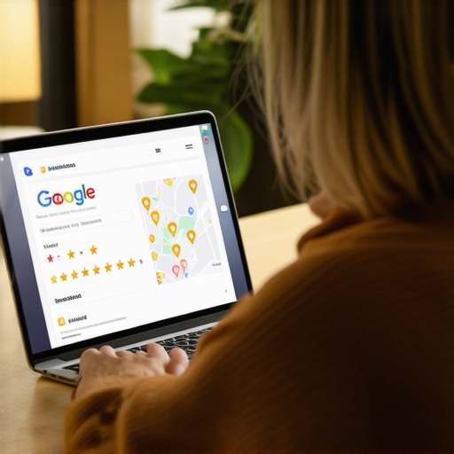 A business owner replying to customer reviews on a Google Business profile to improve map pack rankings.