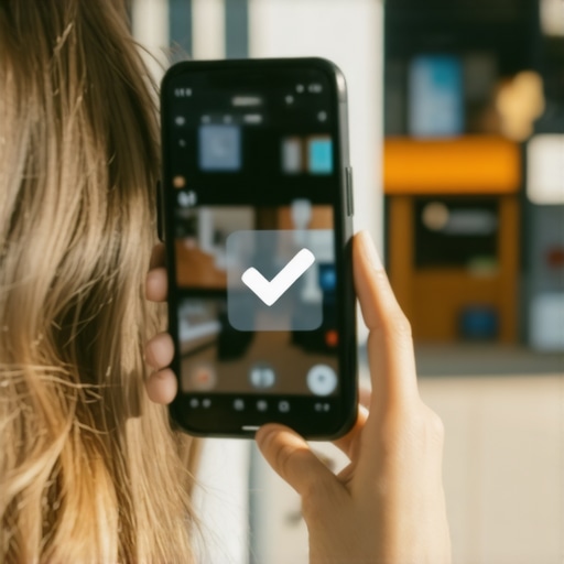 A business owner recording video updates to maintain their business map pack rank.