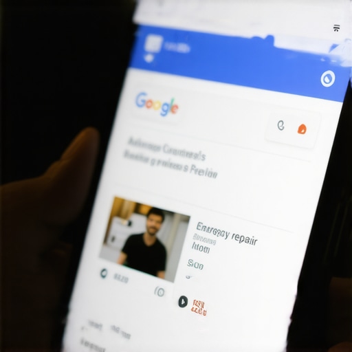 Close up of a detailed local business review with photos and keywords for map pack ranking.