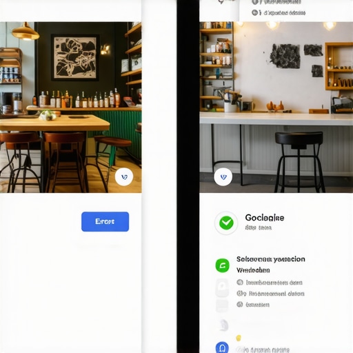 Visual guide showing the difference between a messy business profile and an optimized map pack listing.