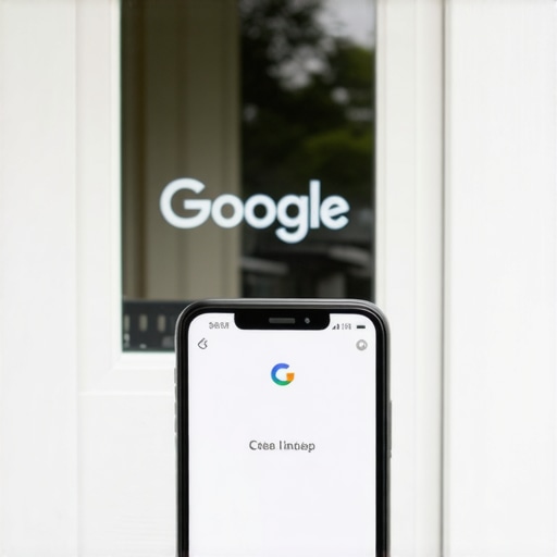 A person uploading a real storefront photo to a business map pack listing to improve local rankings.