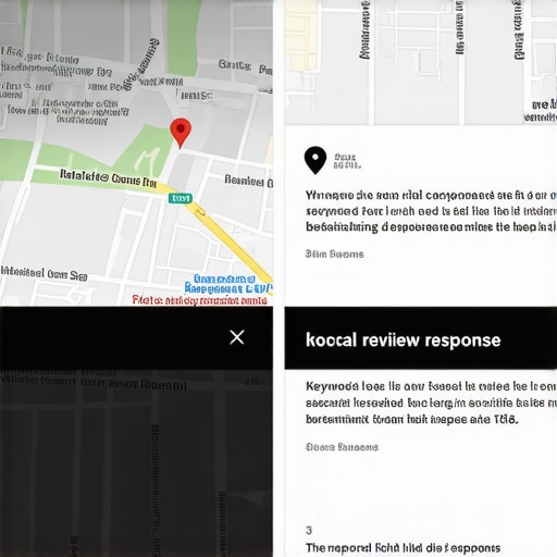 A comparison between generic and keyword-rich review responses for Google Business Profile optimization.
