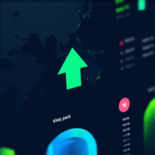 Digital dashboard showing map pack ranking growth and business listing metrics.