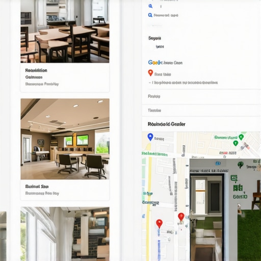 Comparison of professional spa photos and improved local map rankings