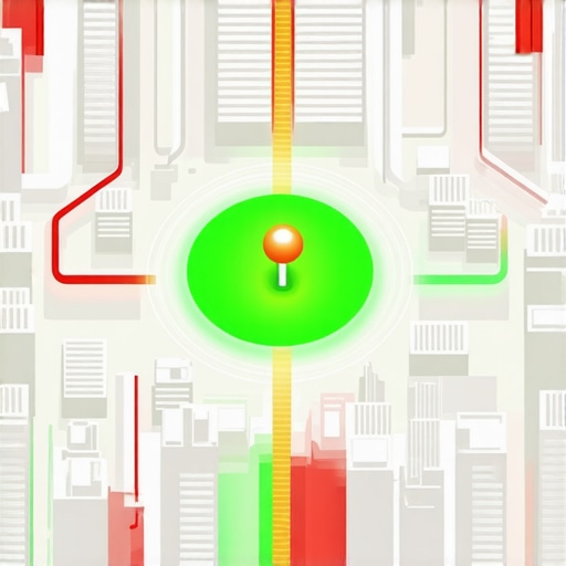 A visual representation of how a business map pack rank fluctuates block by block in a city.