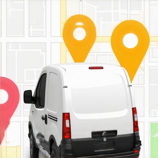 Digital map showing how proximity affects local map pack rankings for service businesses.
