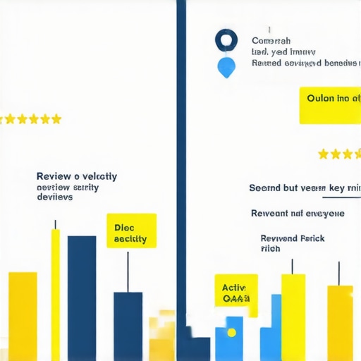 Review Velocity vs Total Count for Map Rankings Infographic comparing review velocity and engagement signals for local map pack placement.