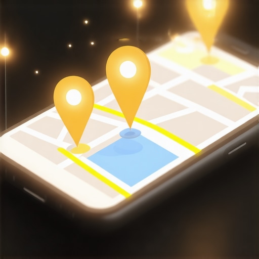 Visual representation of digital signals like clicks and directions influencing business map pack placement