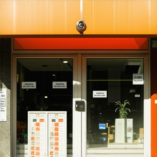 A professional storefront displaying accurate address and branding for local map pack verification.