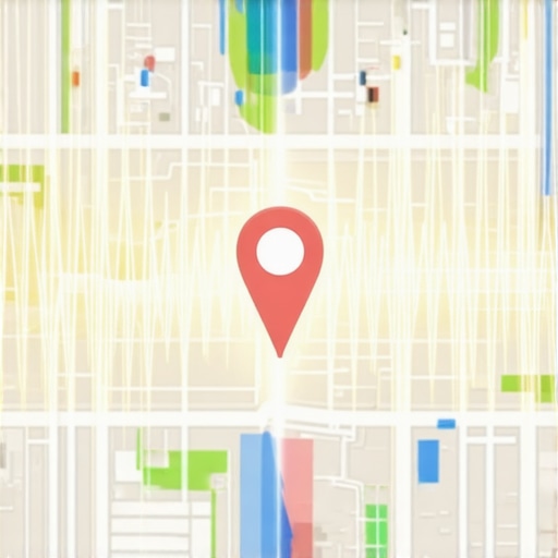 A 3D map showing how local business signals reach surrounding neighborhoods.