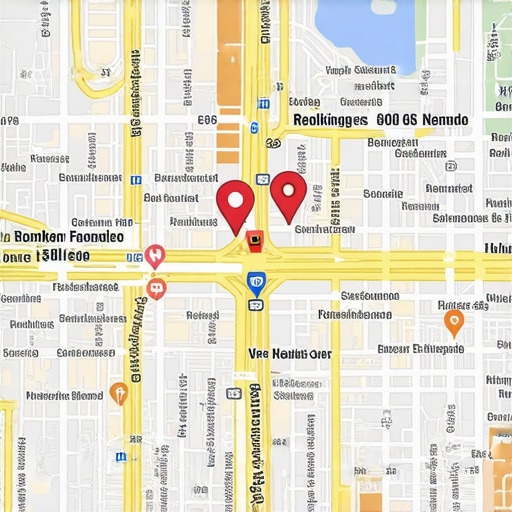 Visualizing the Proximity Filter in Local Search Heatmap of local map pack rankings across a city grid