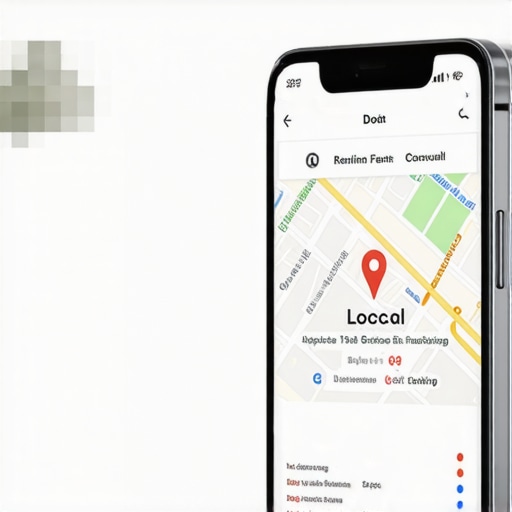 Comparison of slow vs fast mobile website loading for local business map pack ranking.